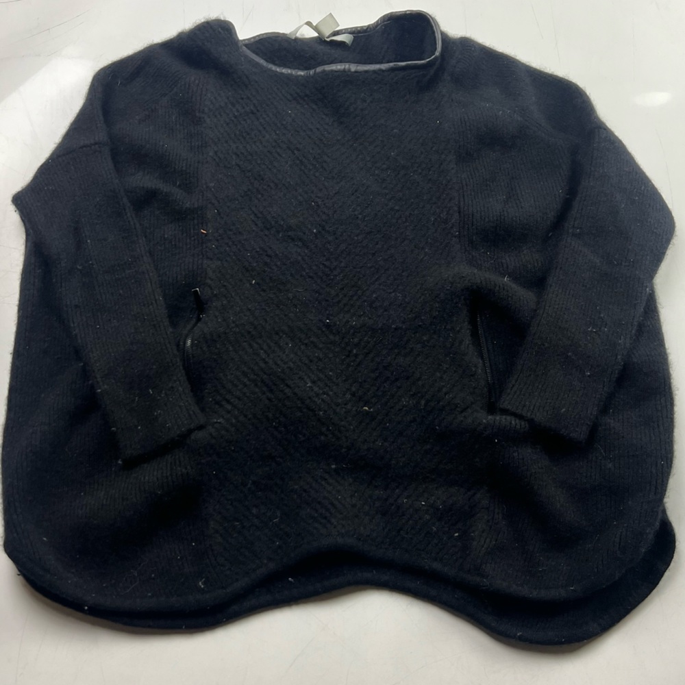 collection women’s  black cashmere turtleneck sweater XS L51-7